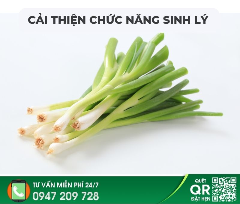 Hành lá giúp cải thiện chức năng sinh lý